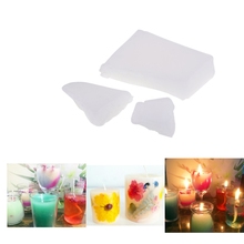 100% de cera de parafina blanca hecha a mano, suministros de velas de boda votivas para cumpleaños y vacaciones, materiales DIY, 500 g/bolsa 2024 - compra barato