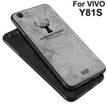 Para vivo Y81S funda de teléfono suave para vivo Y81 S Fundas protectoras funda trasera vivo Y81S paño + TPU funda de teléfono Y 81 S carcasa coque 2024 - compra barato