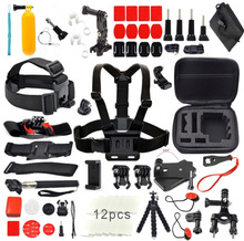 for Gopro Accessories set for go pro hero 6 5 4 3 kit mount for SJCAM SJ4000  camera for eken h9 tripod 2024 - buy cheap