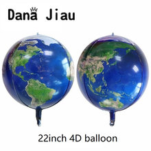 DanaJiau-Bola de planeta 4D, decoración de fiesta, escuela, propaga la luz de la noche, steric, tierra, 4 lados, nuevo 2024 - compra barato