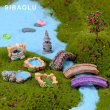 Figura en miniatura del lago del oeste de China, paisaje de simulación, decoración de boda, estatua de jardín, regalo para el hogar 2024 - compra barato