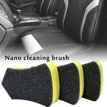 Автомобильная нано-щетка для чистки, войлочный инструмент для мытья автомобильных кожаных сидений, автоуход, Детализация, щетка для очистки интерьера 2024 - купить недорого