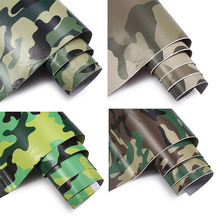 Sticker Car Camouflage Color Change Film Wrap Sheet Adhesive Vinyls PVC Motorcycle Carbon Fiber Sticker Army Woodland 2024 - buy cheap