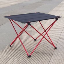High Strength Aluminum Alloy Portable Ultralight Folding Camping Table Foldable Outdoor Dinner Desk For Family Party Picnic BBQ 2024 - buy cheap