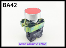 4Pcs/Lot BA42 XB2-BA42 Red Self-reset Momentary Flush Pushbutton 1 N/C Flat Push Button Switch 2024 - buy cheap