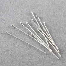 100 PCS 18/25/30/40/50mm DIY Components Round Ball End Head Pin Needles For DIY Jewelry Accessories 2024 - buy cheap