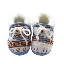Sapato infantil para recém-nascidos com sola macia, calçado de caminhada com estampa mantenha quente para bebês 2024 - compre barato