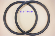 Llantas de Bicicleta de carbono para bicicleta, accesorio para AM ENDURO DH, clincher, sin gancho, 32 agujeros de radios, 34mm, 27,5 pulgadas, 650B, 27,5er 34x34 2024 - compra barato