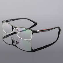 XINZE Pure Titanium Eyeglasses Half Rim Optical Frame Prescription Spectacle Frameless Glasses For Men Eye glasses Slim Temple 2024 - buy cheap