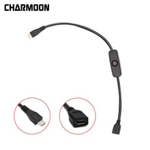 Para Cable de alimentación USB Raspberry PI con interruptor de encendido/apagado palanca de Control de alimentación para Pi 3 Modelo B +/B/2/Zero/w 2024 - compra barato