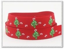 [IuBuFiGo] Free Shipping 3/8"(9mm)  Christmas Ribbon X'mas Grpsgrain Ribbon 100 yard/lot 2024 - buy cheap