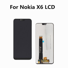 Оригинальный дисплей для Nokia X6 ЖК-экран для Nokia X6 ЖК-дисплей сенсорный экран дигитайзер для Nokia 6,1 Plus Замена ЖК-дисплея 2024 - купить недорого