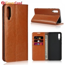 Phone Case for Samsung Galaxy A50 Case Cover Flip Luxury Genuine Leather Book Wallet for Samsung A50 Coque Funda Capa Accessory 2024 - buy cheap