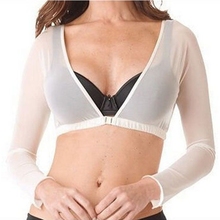 2020 New Sex  Women Thinner Slimmer Lightweight Armwear Wrap Crop Tops Base Shirt Blouse Black/White 2024 - buy cheap