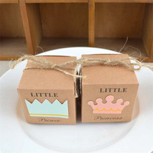 10pcs Kraft Paper Gift Box Dragees Candy Box Deco Mariage Wedding Party Favors Gifts Bags Carton Chocolate Box Wrapping Supplies 2024 - buy cheap