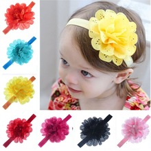 1Pc Candy Color Headwrap Baby Headbands Headwear Girls Hairband Bronzing Hollow Flower Head Band Infant Newborn Hair Accessories 2024 - buy cheap