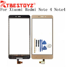 RTBESTOYZ Touchscreen Sensor For Xiaomi Redmi Note 4 Note4 Touch Screen Glass Digitizer Front Outer Touch Panel Replacement+Tool 2024 - buy cheap