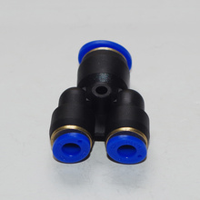 Conector pneumático de três vias com tubo o/d, 4mm a 16mm, conector rápido, 1 peça 2024 - compre barato