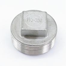 1.1/2"" BSP male Threaded Connection 304 stainless steel Pipe Fitting Countersunk Plug Square Head Operating pressure 2.5 Mpa 2024 - buy cheap