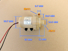 Bomba sin escobillas silenciosa de alta eficiencia, 15W, 5M, 540L, CC, 24V, tráfico pesado, nueva 2024 - compra barato