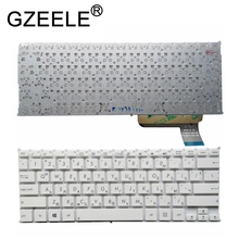 GZEELE-teclado para ordenador portátil, para Asus R200E R200 R201E F201 F201E F202 F202E, diseño ruso, blanco o negro, novedad 2024 - compra barato