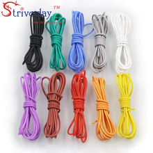 6 meters  22AWG Flexible Silicone Rubber Wire Tinned Copper line RC Cable DIY with 10 colors to choose from 2024 - buy cheap