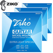 ZIKO DN-009 Струны для электрогитары. 009-. 042 Струны для гитары аксессуары для музыкальных инструментов 3 компл./лот 2024 - купить недорого
