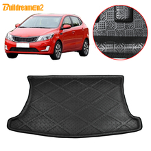 Buildreamen2 For Kia K2 Hatchback Car Accessories Tray Boot Liner Rear Trunk Mat Floor Cargo Carpet Pad 2011 2012 2013 2014 2015 2024 - buy cheap