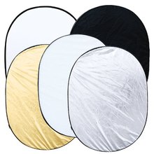 New Hot 5 in 1 collapsible reflector oval photo studio 90 x 120 cm (35 "x 47 ') 2024 - buy cheap