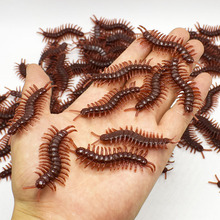 12pcs/set Imitation Insects Centipede Toys Fake Cockroach Scorpion Flies False Bugs Scary Tricky Pranks Maker Christmas Gift 2024 - buy cheap