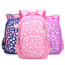 Impermeable nylon mochila niña para los niños de la escuela mochilas primaria mochilas de escuela para niñas niños bolso mochila 2024 - compra barato
