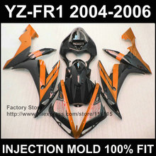 orange black for YAMAHA YZF R1 2004 2005 2006  fairing YZF1000 1 YZFR 04 05 06 fairing kit Full injection 2024 - buy cheap