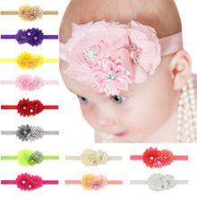 1 Piece MAYA STEPAN Children Cute Flower Pearl Hair Head Band Accessories Baby Newborn Hair Rope Headband Headwear Headwrap 2024 - buy cheap