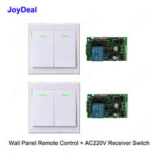 433MHz AC 220V 2CH Wireless RF Remote Control Switch Wireless Light Switch Push Button Wireless 86 Wall Panel Remote Transmitter 2024 - buy cheap