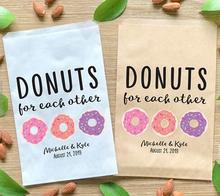 customized sweet Donuts Wedding popcorn candy Buffet Cookie desserts treat bags BIRTHDAY Bridal Shower gift Favors pouches 2024 - buy cheap
