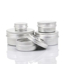 51015 30 60 100 150 200 250 ml aluminium cream jar Aluminum Jar Makeup Cases Makeup Box Empty Sample Jars Container for packing 2024 - buy cheap