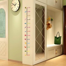 Newly Height Measure Wall Sticker Cartoon Home Decoration Growth Chart Decals for Kids Room Nursery 2024 - buy cheap