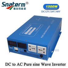 LCD Display 1500W Full Power 3KW Peak Power Supply Off Grid DC12/24/48V TO AC Converter Solar Inverter Pure Sine Wave Inverter 2024 - buy cheap