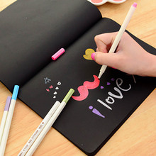 New Sketchbook Diary for Drawing Painting Graffiti Soft Cover Black Paper Sketch Book Notebook Office School Supplies Gift 2024 - buy cheap