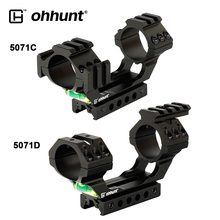 ohhunt Tactical Optical Mount 30mm/25.4mm Scope Rings Dovetail to Picatinny Rail with Bubble Level for Hunting Riflescope Sight 2024 - buy cheap