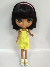 Boneca nude blyth, boneca de fábrica com pele preta, adequada para trocas de brinquedo bjd, brinquedo para meninas 2024 - compre barato