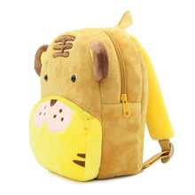 2-4 Years Cartoon Animal Plush Backpack Cute Tiger Kindergarten Children School Bags Infant Baby Peluche Toy 2024 - buy cheap