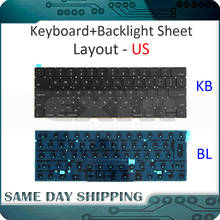 NEW A1706 Keyboard US USA English w/ Backlight Backlit for Macbook Pro Retina 13" A1706 2016 2017 MLH12 MPXV2 EMC3071 EMC3163 2024 - buy cheap