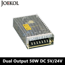 Switching Power Supply 50W 5V 24V,Dual Output Ac-dc Power Supply For Led Strip,voltage Converter 110v/220v To 5V/24V 2024 - buy cheap