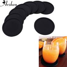 Arshen Silicone Round Cup Mat Kung Fu Tea Trays Heat Insulation Non-slip Table Placemats Coaster Coffee Cups Drinks Pad 2024 - buy cheap