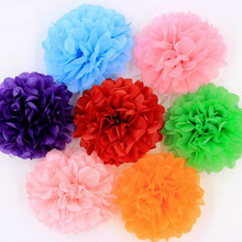8'' 20cm Wedding Decoration Events Accessories Pom Pom Tissue Paper Pompom Ball Party Supplies BabyShower Christmas Party Decor 2024 - buy cheap
