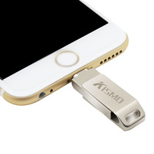 Kismo Metal USB Flash Drive For iPhone X 8 7 6 Plus 6S 5S 5C iPad OTG Pen drive HD Memory Stick 16G 32G 64G 128G Flash Drive 2024 - buy cheap