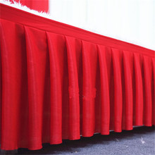 Ледяной Шелковый стол юбка Свадебный фон шторы для стола одежда покрытие стола Свадьба сценический стол плинтус для праздника 2024 - купить недорого