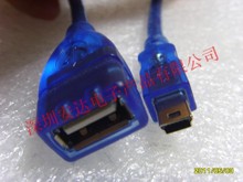 Free shipping For 5pin USB transfer line mini bus USB data conversion line car with car audio read U disk 2024 - buy cheap