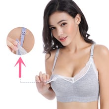 Breastfeeding Cotton Maternity Adjustable Cup Nursing Bra Mothers Feeding Nursing Pregnancy Clothes Women Open Buckle Underwear 2024 - buy cheap